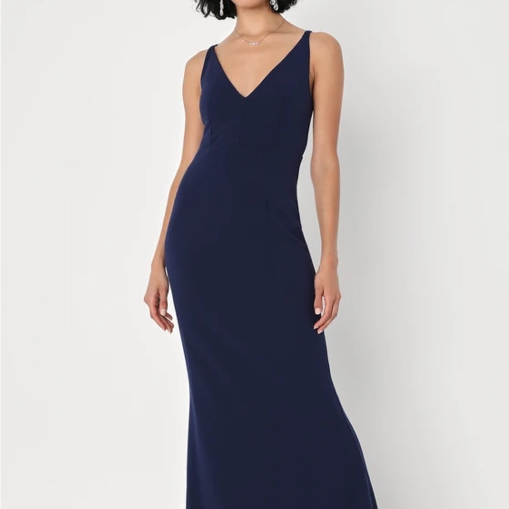 Lulu XL Navy Blue Maxi dress